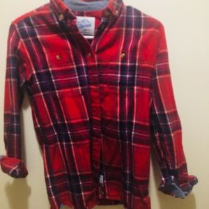 Red Plaid top